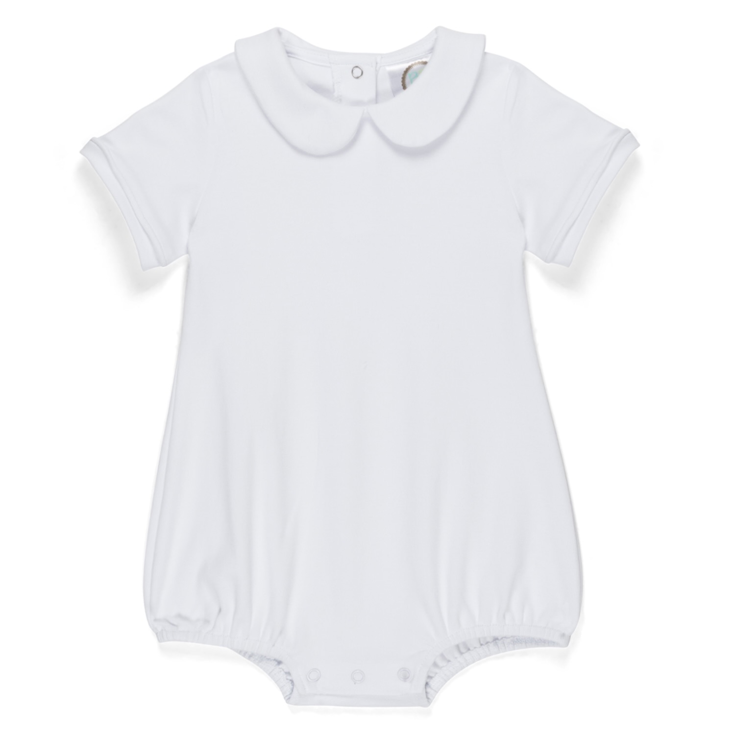 Blank Boy's Short Sleeved Peter Pan Bubble