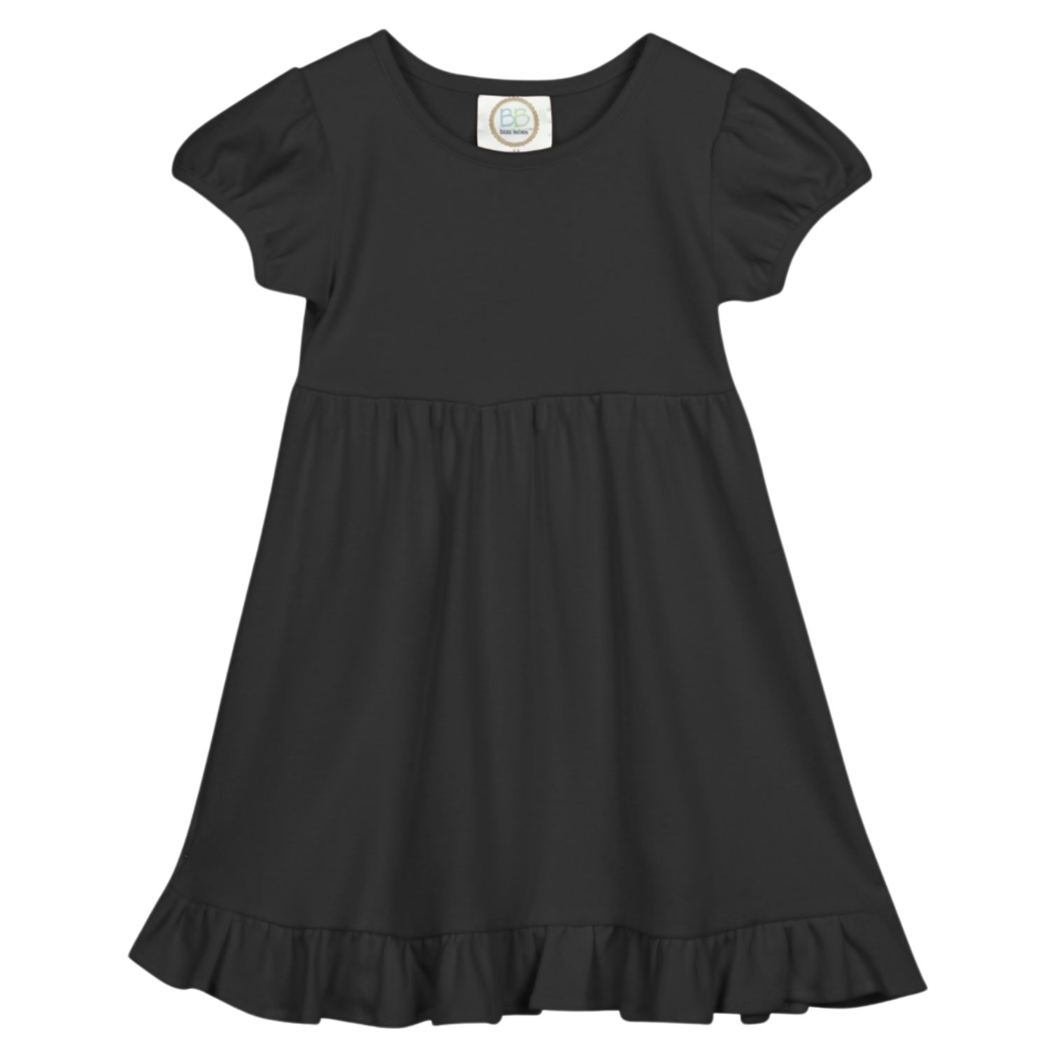 green emerald velvet dress Atria Short Party Dress with Empire Waist main image 1