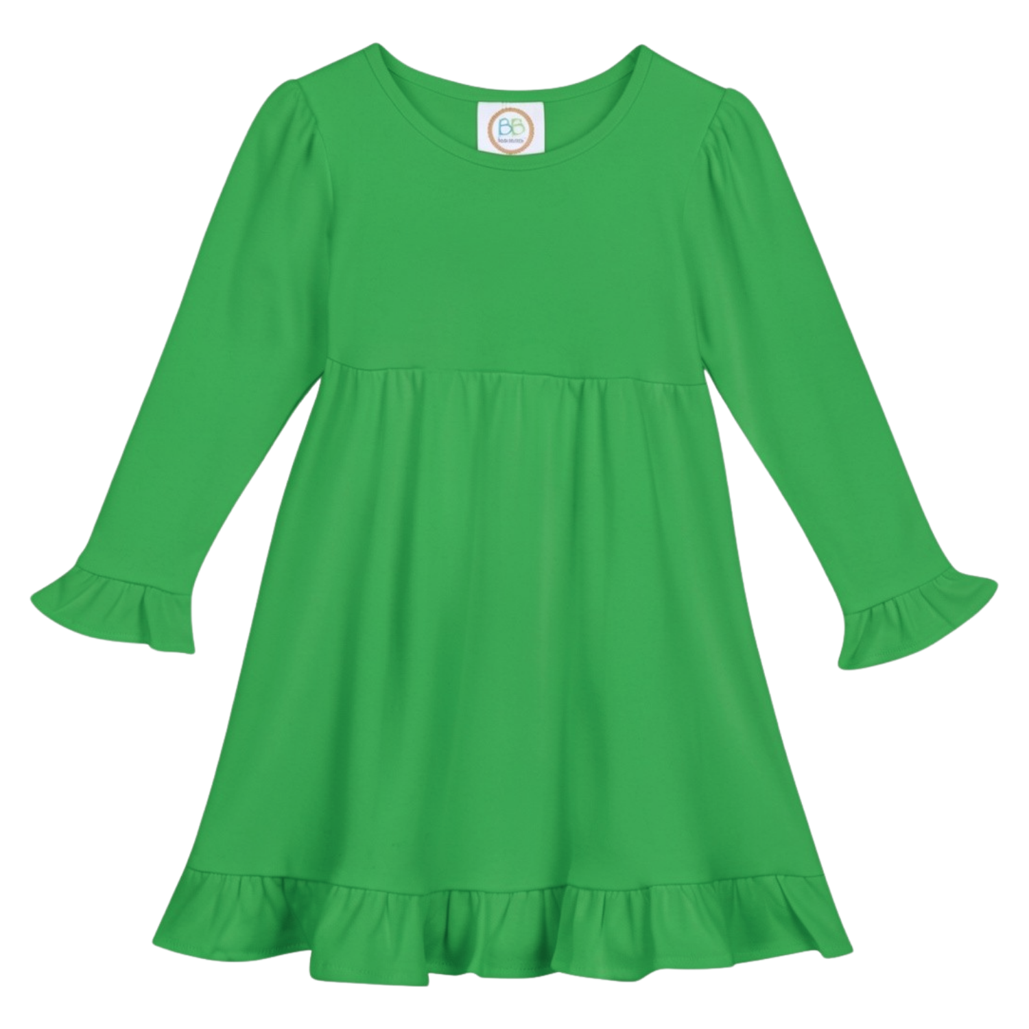 chinese dress ladies Santana Ruffle Sleeve Tie Back Midi Dress Kelly-Green / S by Sugarlips main image 0