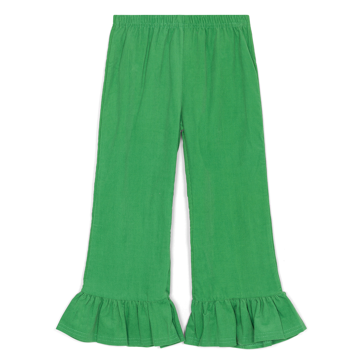 Girl's Corduroy Ruffle Pants