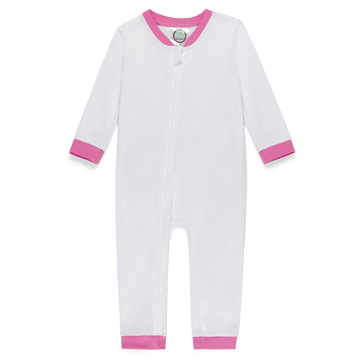 Blank Infant Girl's Drop Flap Gingham Ruffle Trim Unionsuit Playsuit