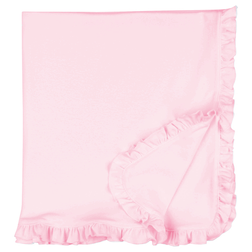 Blank Infant Blanket - Ruffle