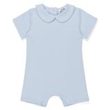 Blank Boy's Short Sleeved Peter Pan Romper