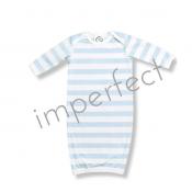 IMPERFECT Blank Spring Striped Infant Gown