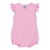 Blank Girl's Flutter Sleeved Bubble