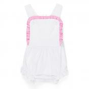 Blank Girl's Ruffled Vintage Style Sunsuit