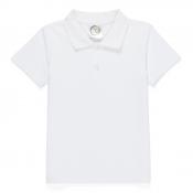 Blank Boy's Short Sleeve Polo Style Collared Shirt