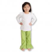 Girl's Corduroy Ruffle Pants