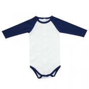 IMPERFECT Blank Unisex Long Sleeve Raglan Infant Bodysuit