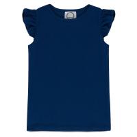 Blank Girl's Flutter Sleeve Tee Shirt