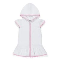 Blank Girl's Terry Cloth Swim Cover Up Dress