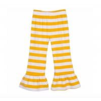 Girl's Striped Ruffle Pants | Blanks Boutique