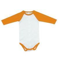 Blank Unisex Long Sleeve Raglan Infant Bodysuit