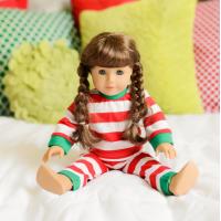 IMPERFECT Blank Christmas Pajamas - 18 INCH DOLL