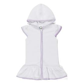 Blank Girl's Terry Cloth Swim Cover Up Dress