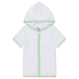 Blank Boy's Terry Cloth Swim Cover Shirt