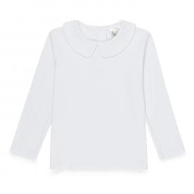 Blank Boy's Long Sleeve Peter Pan Collar Tee Shirt Blank Boy's Long Sleeve Peter Pan Collar Tee Shirt