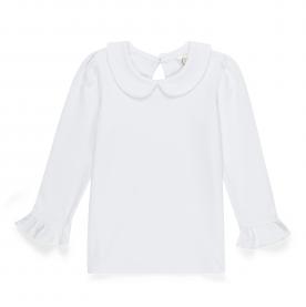 Blank Girl's Long Sleeve Peter Pan Collar Tee Blank Girl's Long Sleeve Peter Pan Collar Tee