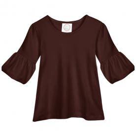 Blank Girl's 3/4 Bubble Sleeve Tunic