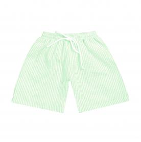 Blank Seersucker Swim Trunks