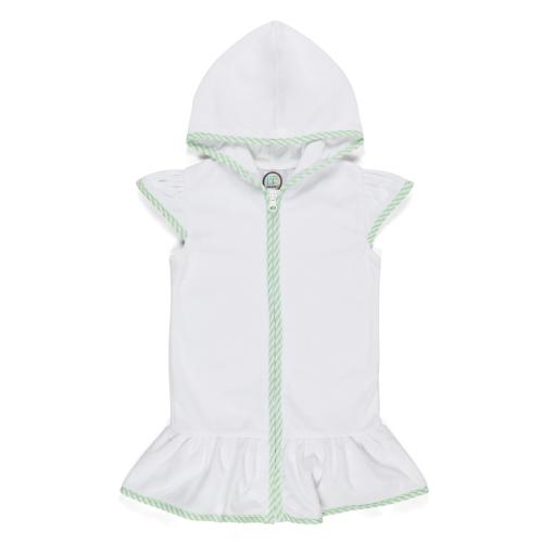 Blank Girl's Terry Cloth Swim Cover Up Dress