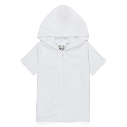Blank Boy's Terry Cloth Swim Cover Shirt