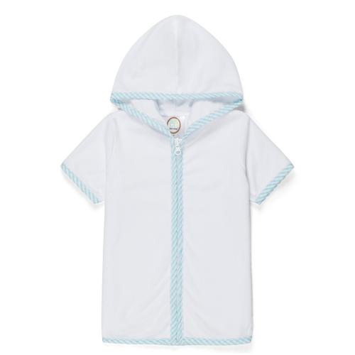 Blank Boy's Terry Cloth Swim Cover Shirt