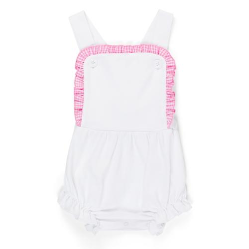 Blank Girl's Ruffled Vintage Style Sunsuit